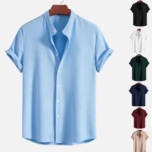 Short Sleeve Loose Men’s Shirt