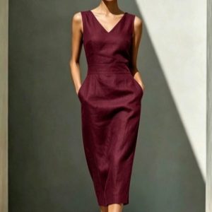 Womens Fashion Solid Colour Dresses