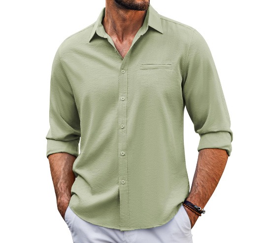 Casual Long Sleeve Men's Shirt - Image 10