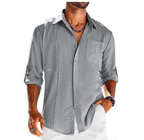 Casual Long Sleeve Men's Shirt - Image 4