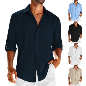 Casual Long Sleeve Men’s Shirt