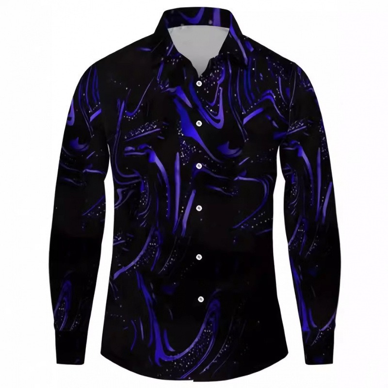 Mens Long-sleeve Fashion Shirts For Spring And Autumn - Image 4