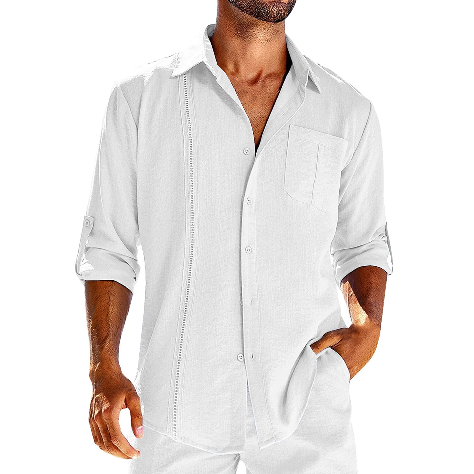 Casual Long Sleeve Men's Shirt - Image 6