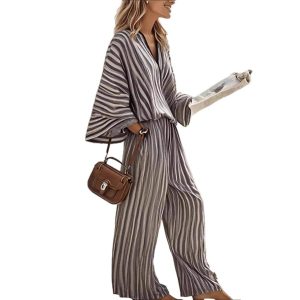 Independent Site High-End V-Neck Womens loose casual dress