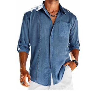 Casual Long Sleeve Men’s Shirt