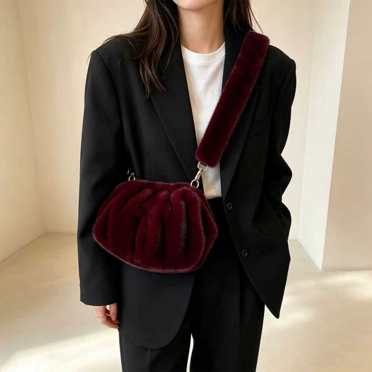 New Plush Shoulder Bag For Women