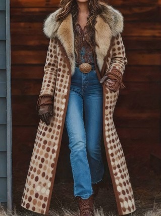 Retro-style Warm For Fall And Winter coat - Image 7