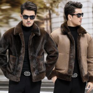 Men’s Fur Chenille Coat