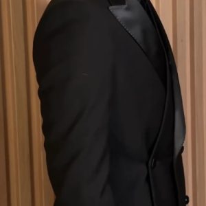Black Satin Tuxedo Men’s Suit Set