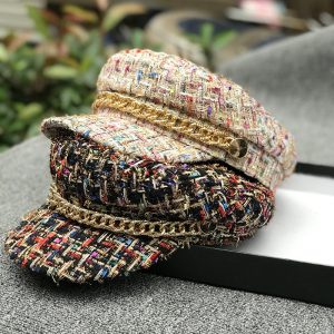 Ladies peaked fashion military cap