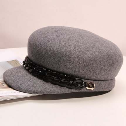 Hats Women's High-end Wool Cloth Retro - Image 5