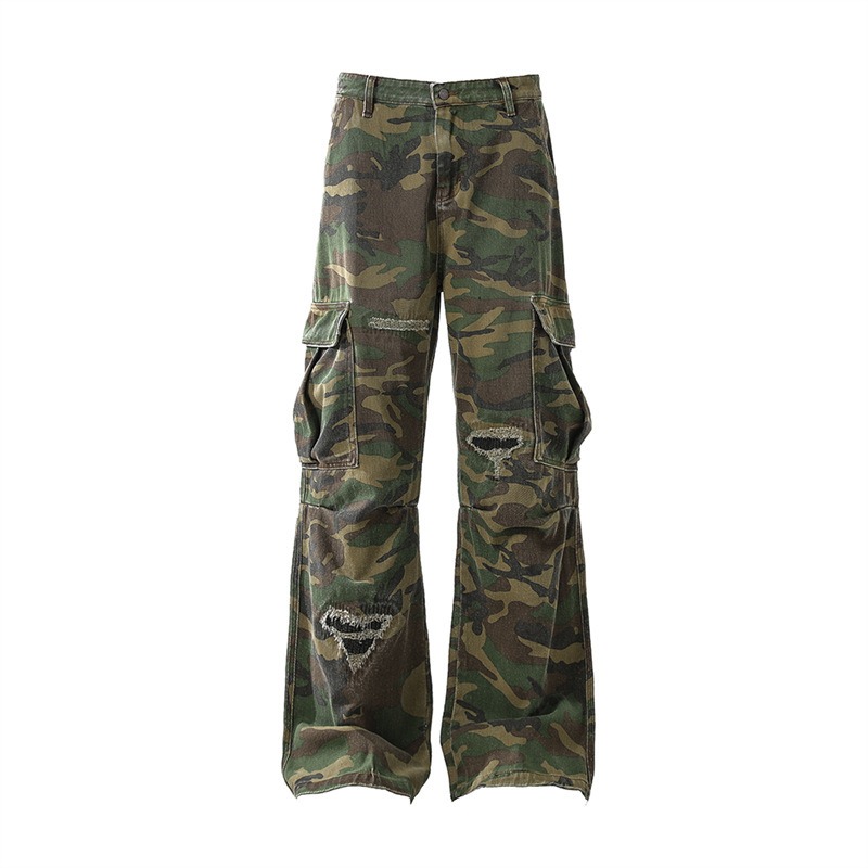 Straight-leg Slightly Flared Jeans For Men - Image 4