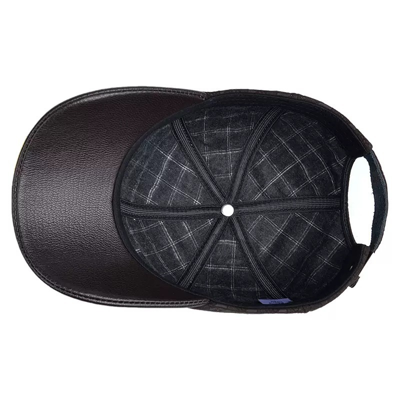 Mens Leather Hat. - Image 2