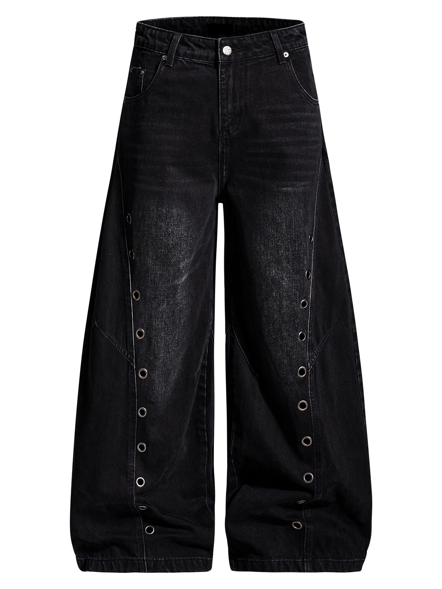 Eyelet Washed Scimitar Jeans - Image 2