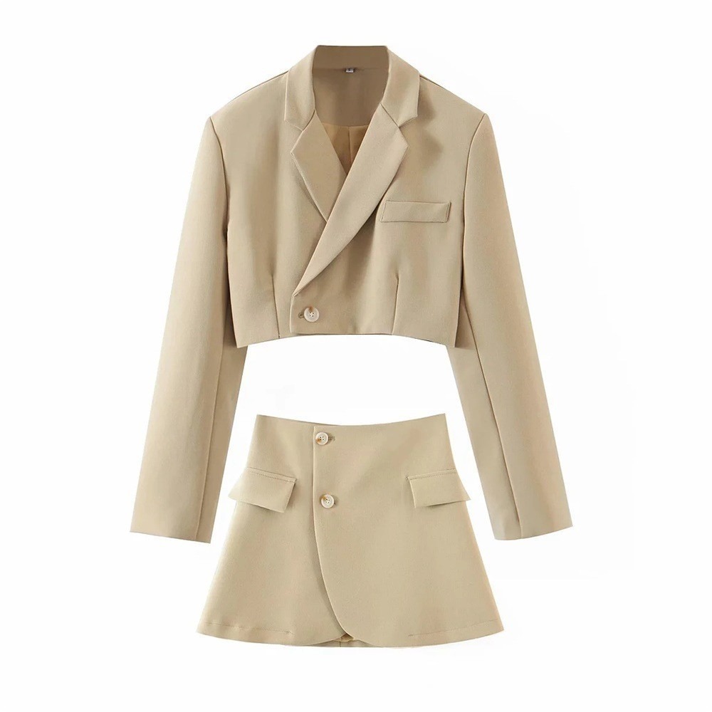 Cropped Blazer Mini Dress - Image 6