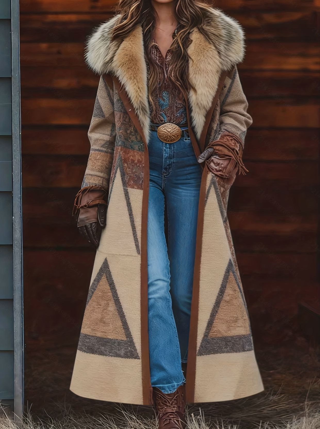 Retro-style Warm For Fall And Winter coat - Image 8