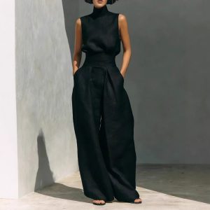 New Spring long casual pant and Top set for woman