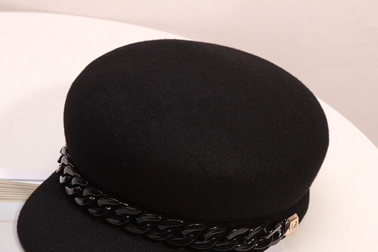 Hats Women's High-end Wool Cloth Retro - Image 2