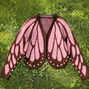 Women’s Butterfly Knit Cardigan Sweater
