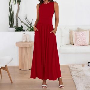 Long Maxi Dress For Woman