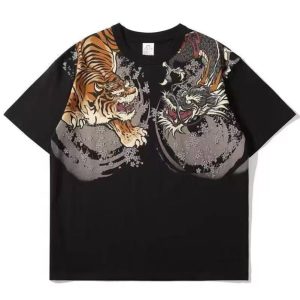 Handsome Tiger print mens T-Shirt