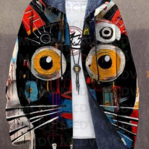 Men’s Winter Print Windproof Jacket