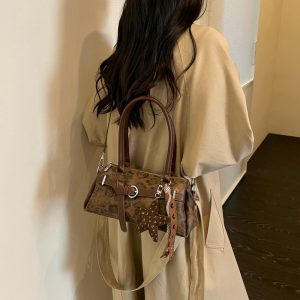 Retro Matte Small Women Crossbody Bag