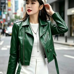 Women’s Leather Jacket Coat