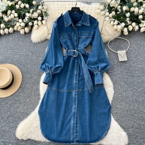 Casual Denim Dress For Women