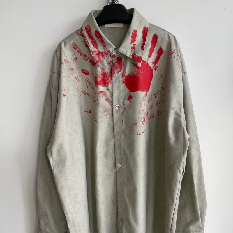 Loose-fit Long-sleeve Washed Shirt