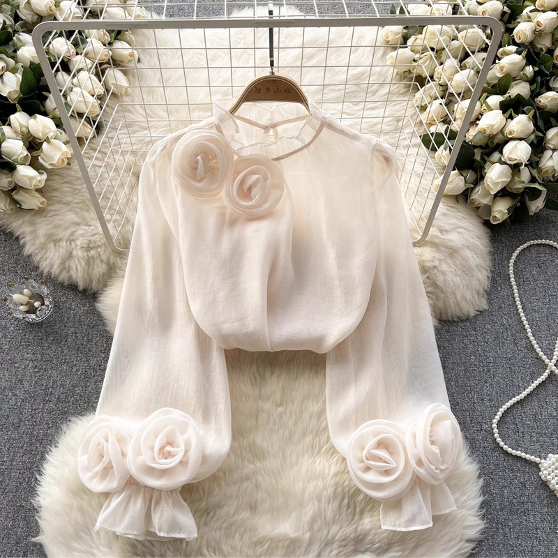 Chiffon Women Long-sleeve Top - Image 8