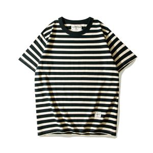 Men’s Vintage Stripe Short-sleeved T-shirt