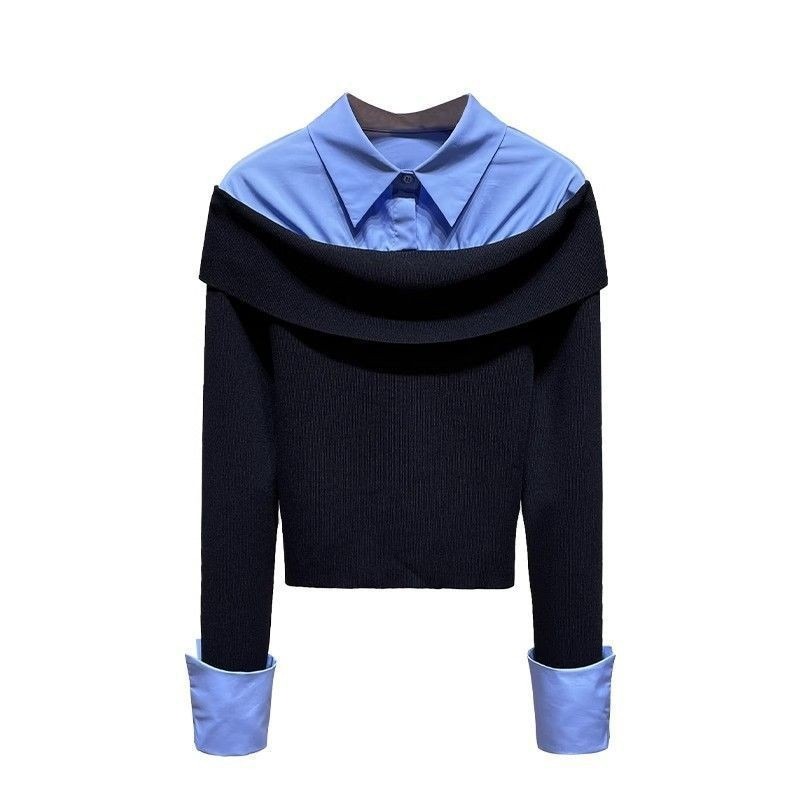 winter Preppy-style Slimming Knit sweater Top - Image 3