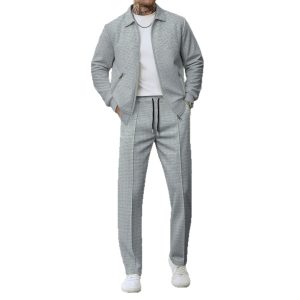 l Slim-Fit Cardigan And Jacket cord set