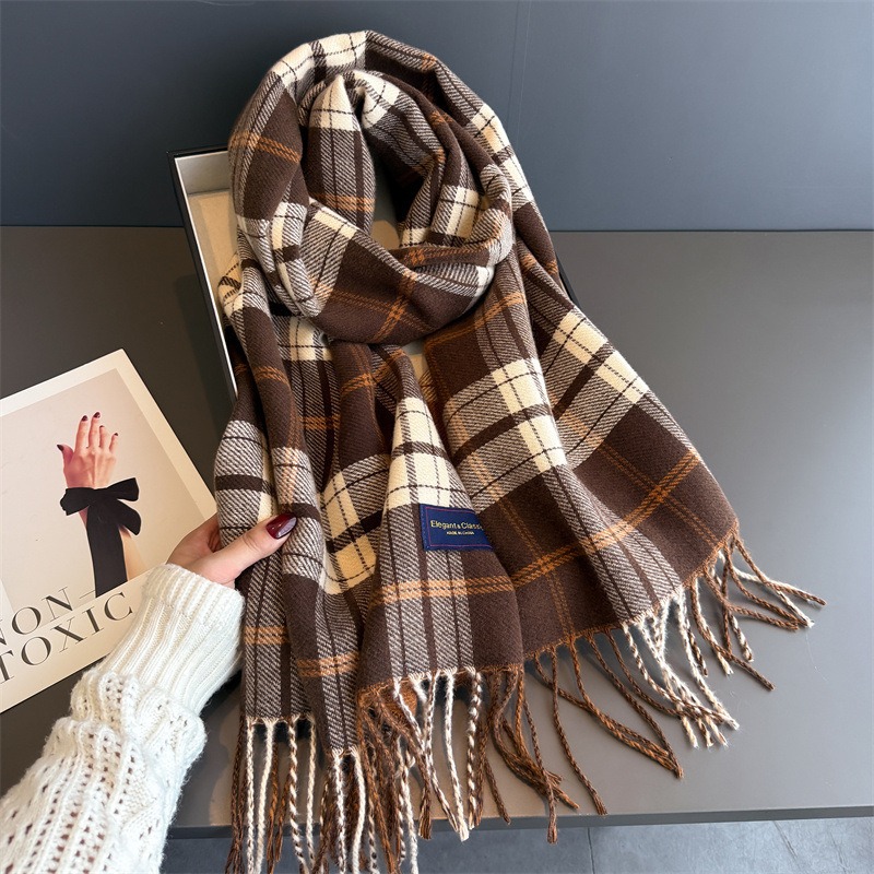 Women Winter Retro Warm Shawl - Image 5