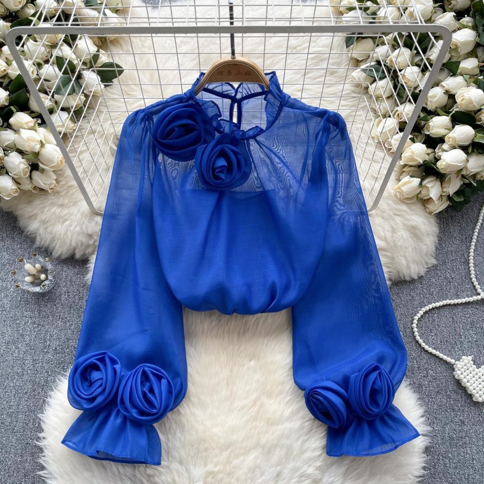 Chiffon Women Long-sleeve Top - Image 4