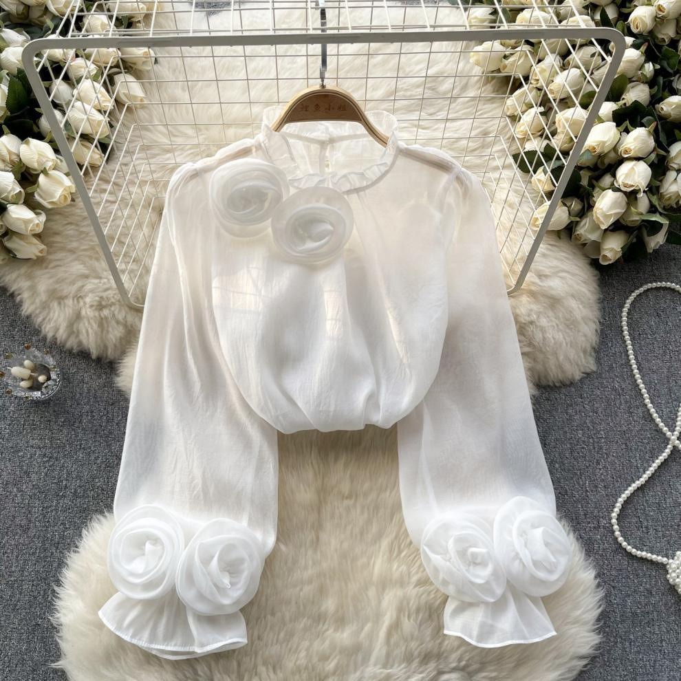Chiffon Women Long-sleeve Top - Image 9