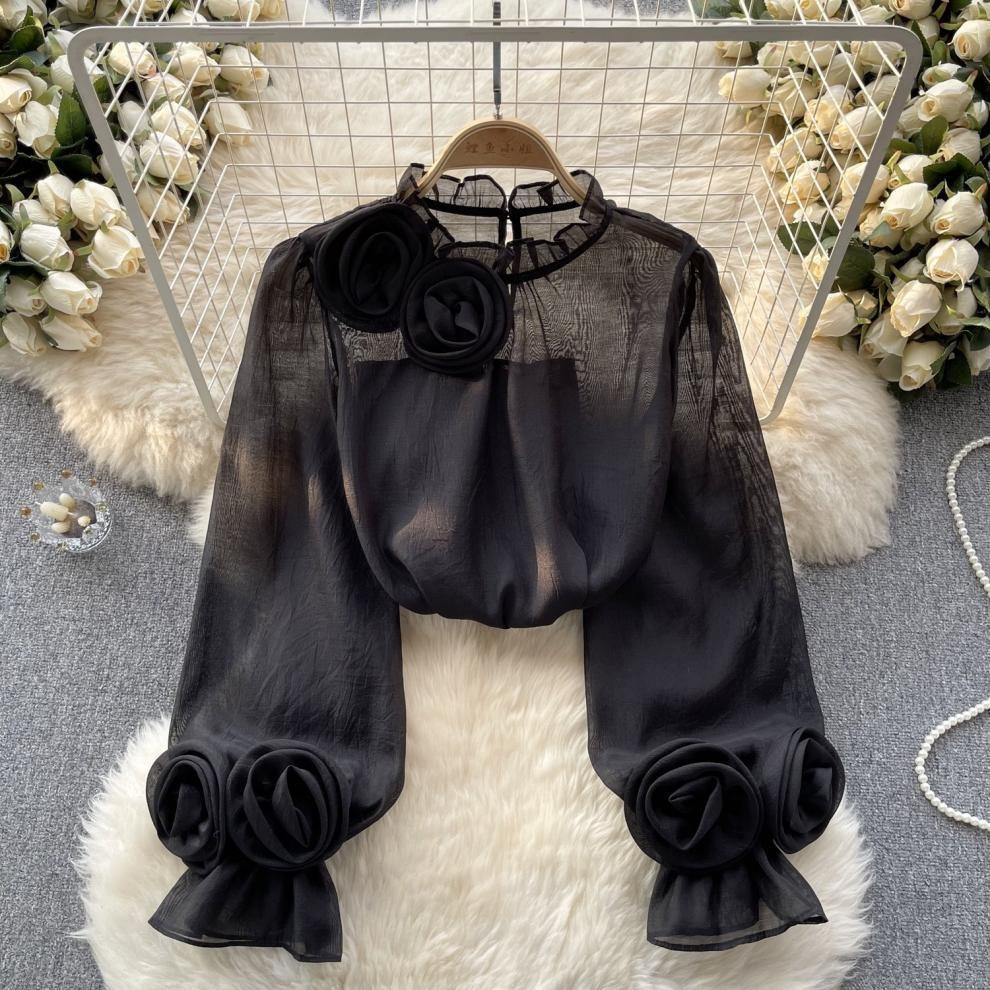 Chiffon Women Long-sleeve Top - Image 2