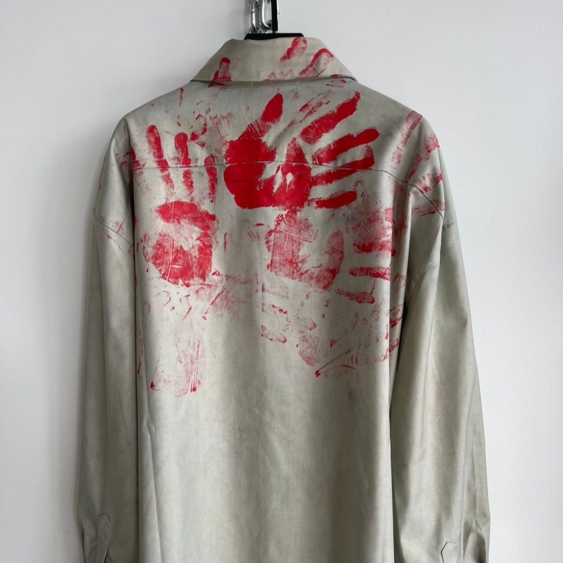 Loose-fit Long-sleeve Washed Shirt - Image 2