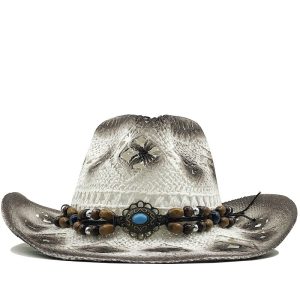 New Women’s Beach Cowboy Straw Caps Sun Hat